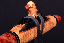 Corrugata Burl Native American Flute, Minor, Low F-4, #H23B